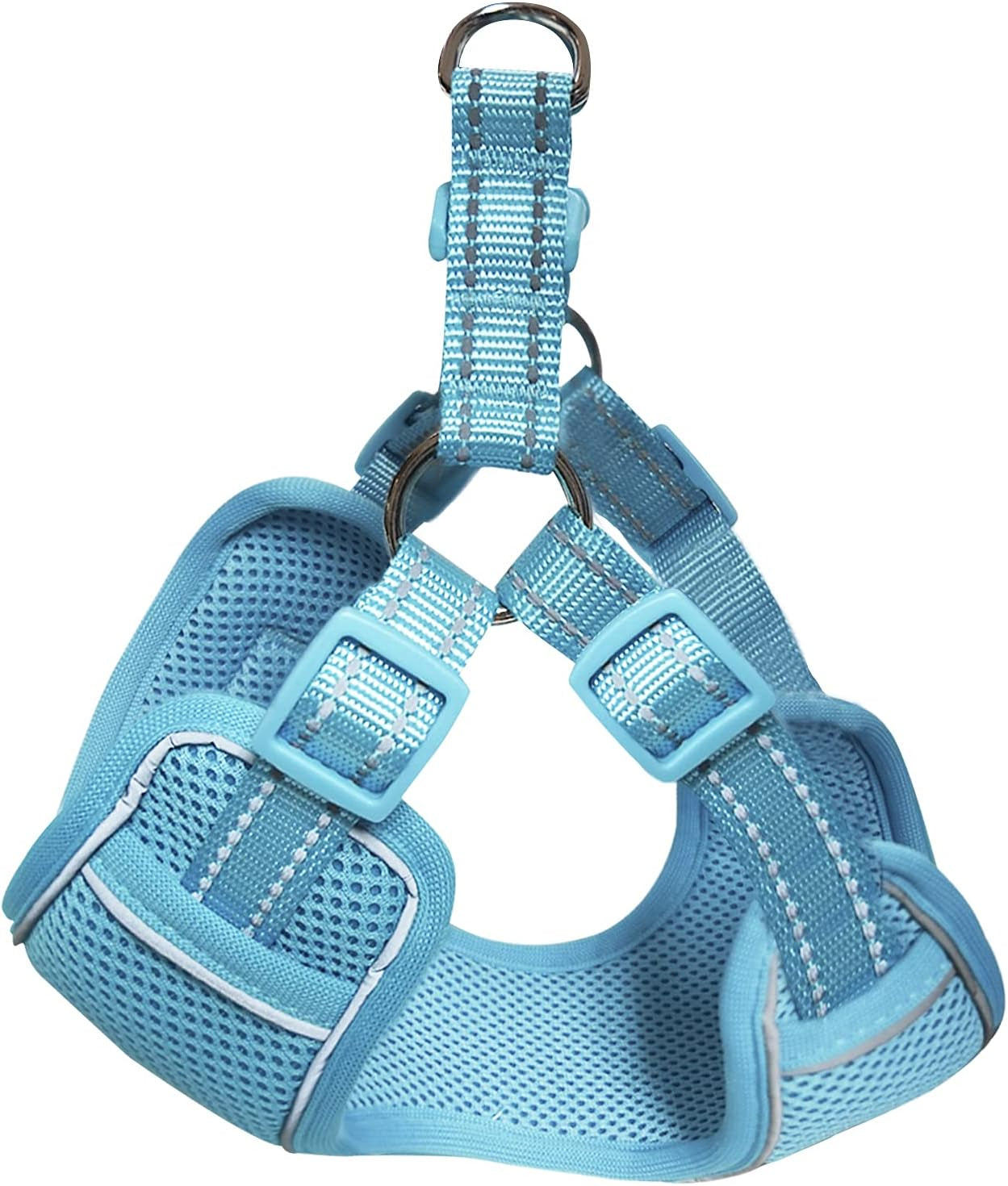 No Pull Dog Harness and Leash Set Reflective Step in Vest Dog Harness with Soft Padded Dog Harness Set for Small and Medium Dogs